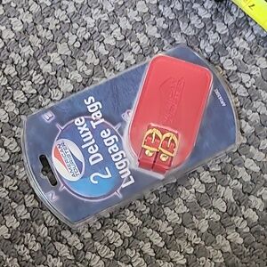 American Tourister Red Deluxe Luggage Tags Two[2]‎